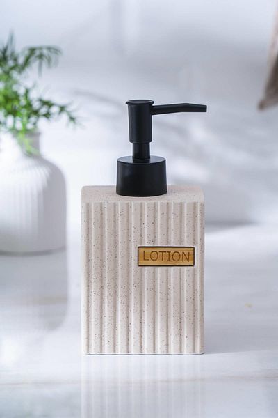 ACAR Δοχείο υγρού σαπουνιού Vega Beige Rectangle - 17 cm