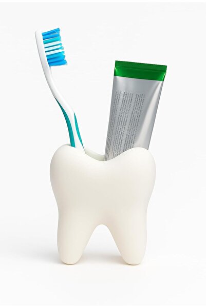 Generic 3Doz Tooth Design Toothbrush Holder, Toothbrush & Toothpaste Holder w...
