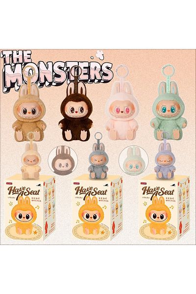 LABUBU Labubu Plush Toy, Have a Seat, Blind Box