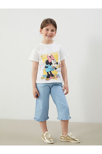 LC Waikiki Pantaloni de jeans cu talie elastică din bumbac 100% standard
