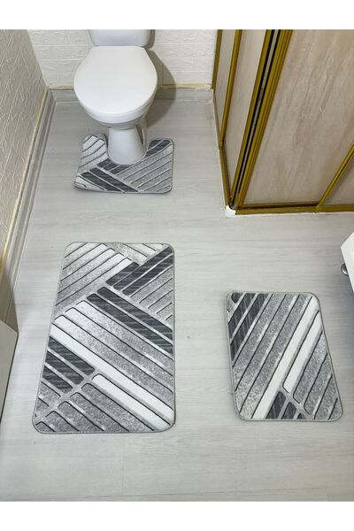 Plato Non-Slip Base 50X80 Toilet Set