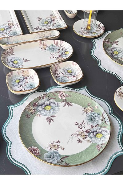 ROSSEV Breakfast Set Dorati 44 Pieces for 6 People