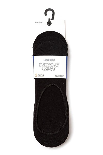 The Socks House جوارب راقصة الباليه باللون الأسود للرجال مكونة من 3 قطع