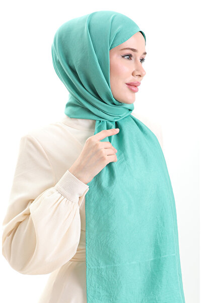 sefamerve Madame Mary French Voile Shawl 19099-17 Green