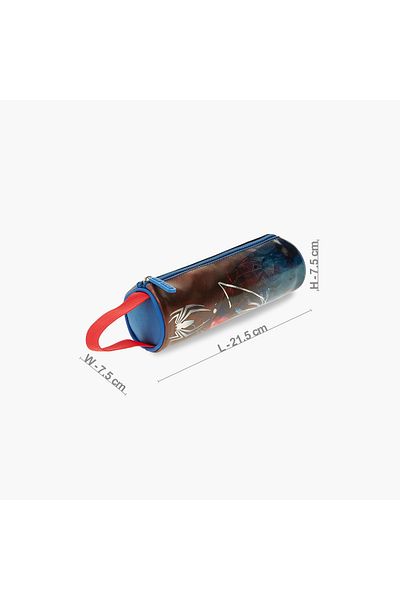 Marvel Spider-Man Print Pencil Pouch with Zip Closure
