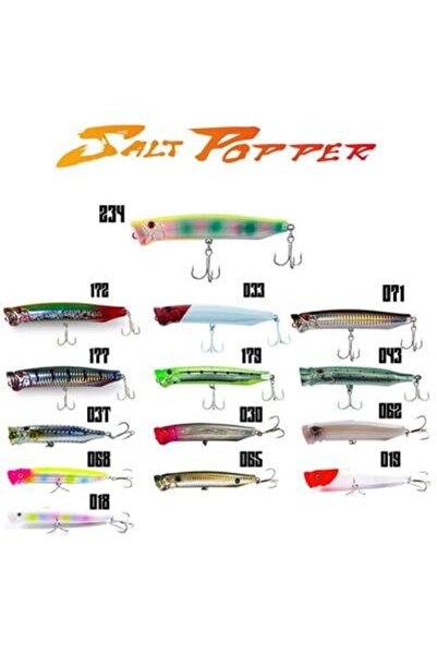 Fujin Salt Popper 120mm 30gr Su Üstü Yem