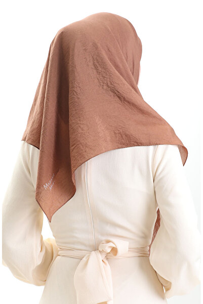 sefamerve Madame Mary French Voile Scarf 19098-18 Milky Coffee