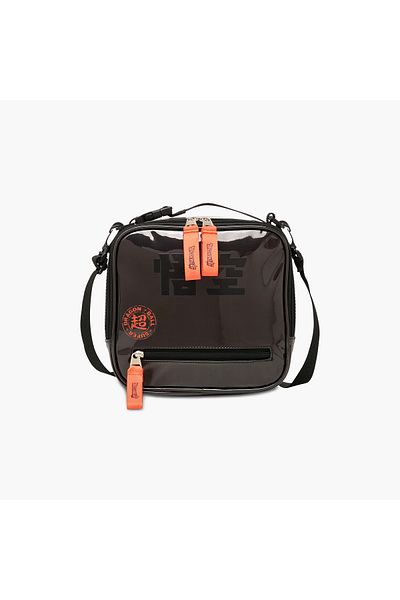 SPACETOON Printed Insulated Lunch Bag with Zip Closure