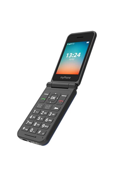 Myphone Flip phone for seniors, 2.8" display and large buttons, 4G VoLTE technology, dual sim, RO menu