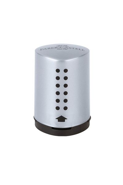 OEM Container Pencil Sharpener Faber-Castell Grip 2001 Mini, Gray, Pencil Sharpeners