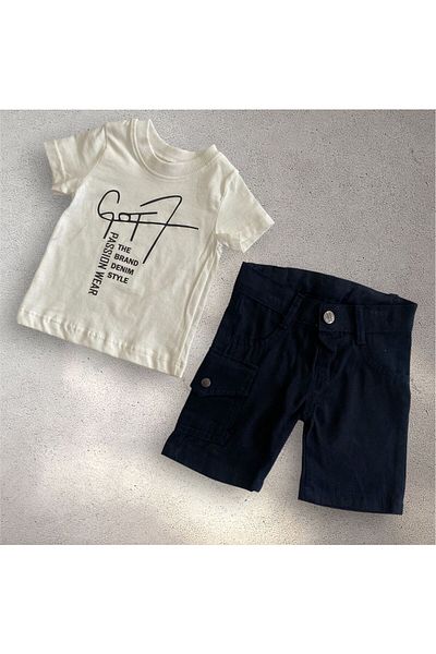 BİGÜMEX Boys' Summer Suit with Shorts