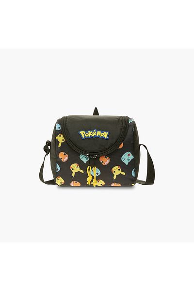 Pokemon Print Lunch Bag with Zip Closure