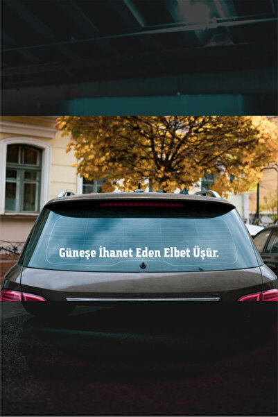 Quart Aksesuar 90 × 8 سم بدلة تجسس على الشمس. ملصق خلفي للشاحنة والزجاج الخلف...