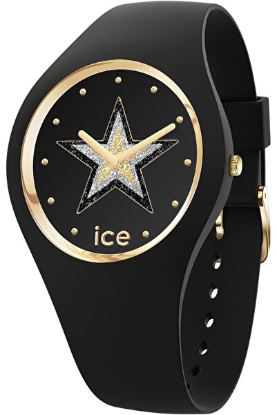 Ice Watch ساعة آيس واتش، آيس غلام روك فيم، ساعة يد نسائية بحزام من السيليكون