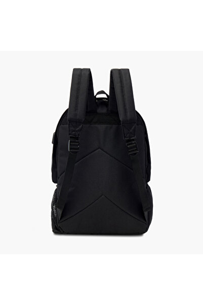 Juniors حقيبة ظهر متينة بأحزمة قابلة للتعديل وسحاب للإغلاق - 16 بوصة