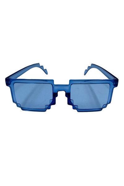 kidspartim Party Glasses Mika Pixel Model Blue
