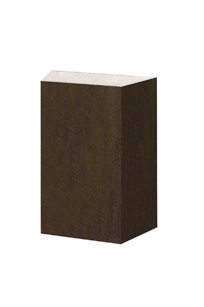 ALLWAY Tools Fine Angled Edge Wet Or Dry Medium Grit Sandbar Brown 5 x 3.5inch
