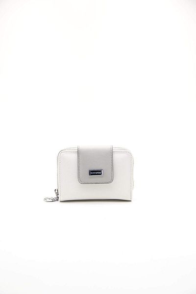 Silver Polo WALLET/SKIN LEATHERSilver Polo WHITE Wallet & Card Holder
