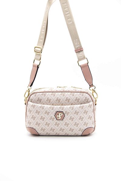 Silver Polo CROSS BAG/LOGO PRINTEDSilver Polo PINK Cross Bag