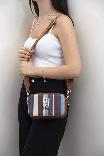 Silver Polo CROSS BAG/PLAIDGeantă argintie Polo MIX Cross Bag