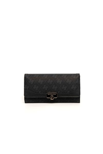 Silver Polo WALLET/LOGO PRINTEDSilver Polo BLACK Wallet & Card Holder