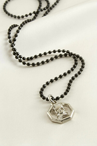 Eco Lounge Skull Ball Chain Men's Necklace
