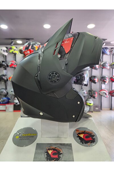 Caberg TOURMAX X MATT BLACK(Mat Siyah) Çeneden açılır kask
