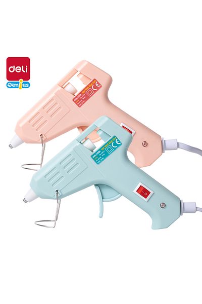 Deli EY256 20W Glue Pink/Blue – Ideal for DIY, Crafting, and Repairs