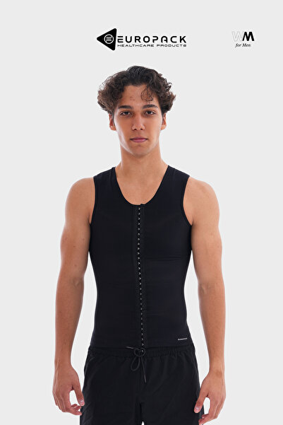 EUROPACK LP-305 Corset de compresie postoperator pentru bărbați – Corset pent...