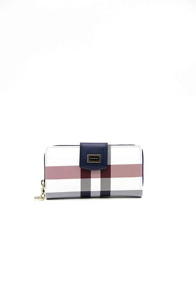 Silver Polo WALLET/PLAIDSilver Polo WHITE Wallet & Card Holder