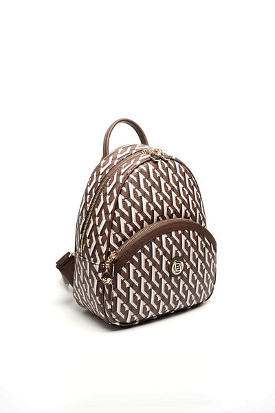 Silver Polo BACKPACK/LOGO PLAIDSilver Polo Brown Backpack