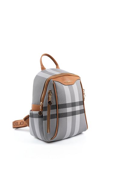 Silver Polo BACKPACK/PLAIDSilver Polo A.GRAY Backpack