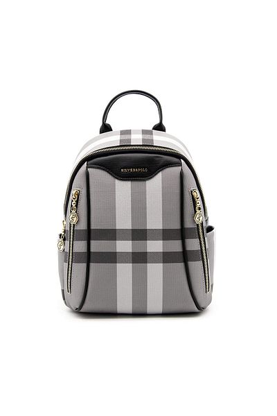 Silver Polo BACKPACK/LOGO PLAIDSilver Polo DARK BEIGE Backpack
