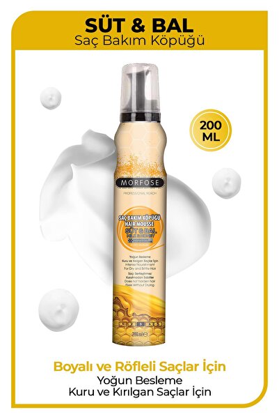 Morfose Süt & Bal Saç Köpüğü 200 ml