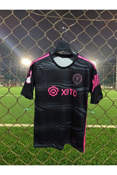 After Party Tricou de deplasare Miami 2023/24 Noul sezon Lionel Messi (negru) vs maiou sport