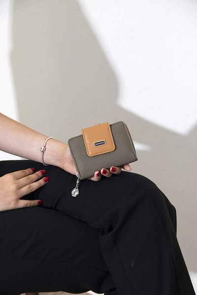 Silver Polo WALLET/SPORTSSilver Polo KHAKI Wallet & Card Holder
