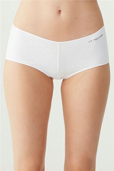 U.S. Polo Assn. Дамски боксерки, 5 броя, червено-сьомга, черно-бяло