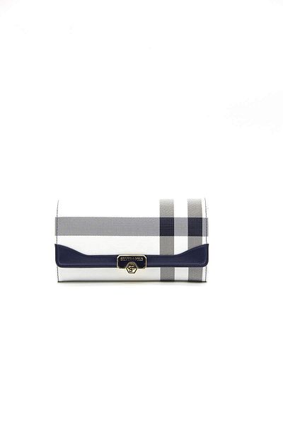 Silver Polo WALLET/PLAIDSilver Polo WHITE Wallet & Card Holder
