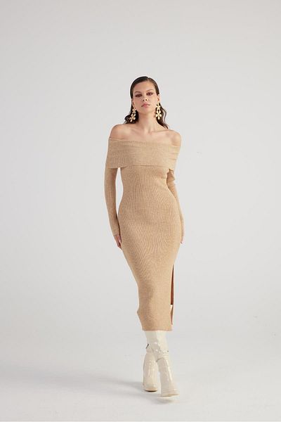 Markano Tilda Knitwear Dress Beige