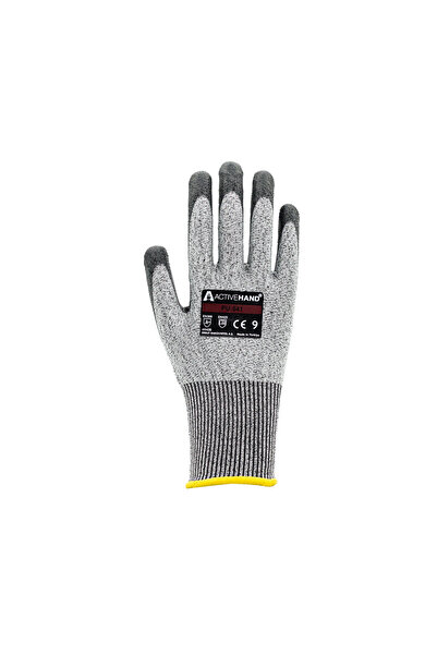 ACTIVEHAND PU 541 GR/SY NO:10 PU Kaplı Polietilen İplik Kesilmeye Dayanıklı E...