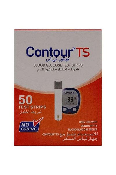 Bayer Contour Ts Blood Glucose Test Strips 50'S