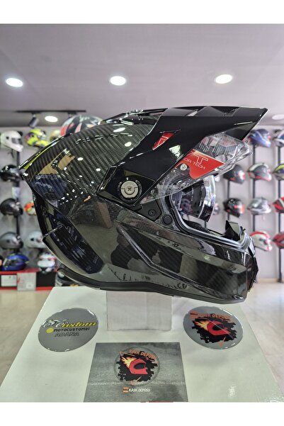 Caberg TANAMI CARBON Parlak Siyah Kapalı Kask