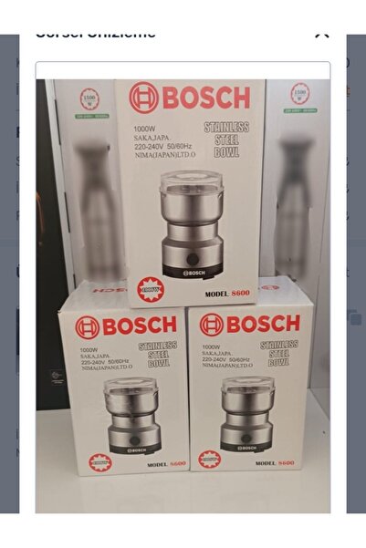 Bosch kahve öğütücü
