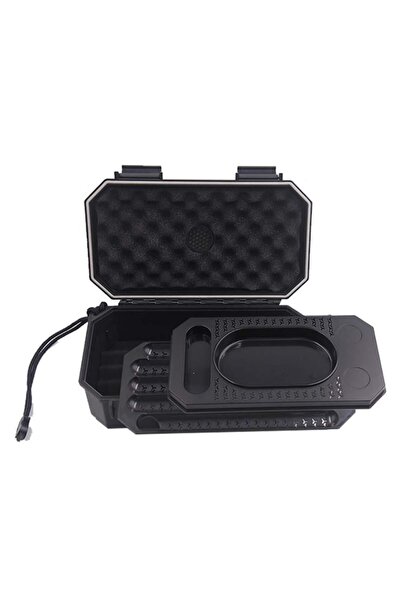 PremiumQuality Mini Plastik Seyahat Humidor QPH-24