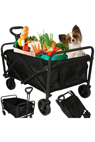 OEM Foldable travel trolley for transport to the beach, camping and excursions, dimensions 83x47x43cm