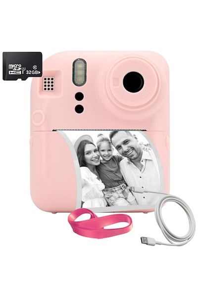 SMARTIC Camera, Instant Print, Full HD 1080p, 2.4”, 1000mah, Games, Mp3, Memory Card Gift