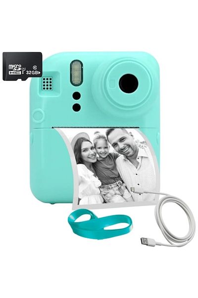 SMARTIC Camera, Instant Print, Full HD 1080p, 2.4”, 1000mah, Games, Mp3, Memory Card Gift