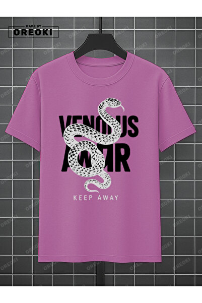 EFFRENATU Stand Back Printed Cotton Men's Pink T-Shirt-Black Shorts Set