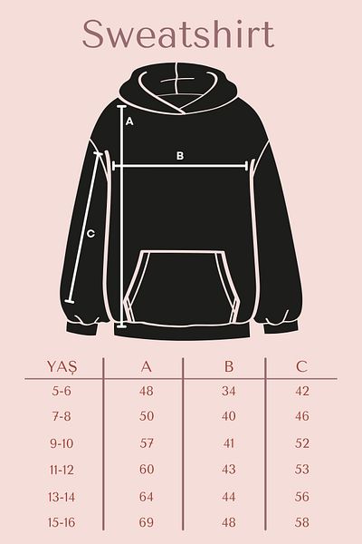 FYK KİDS Boy's Tracksuit Set with Hooded Kangaroo Pocket and Text Print