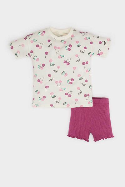 DeFacto White Baby Girl Top-Underwear Set E8432A5/Wt34